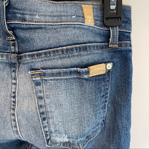 7FAM The Ankle Skinny Jeans size 25 - Picture 7 of 8